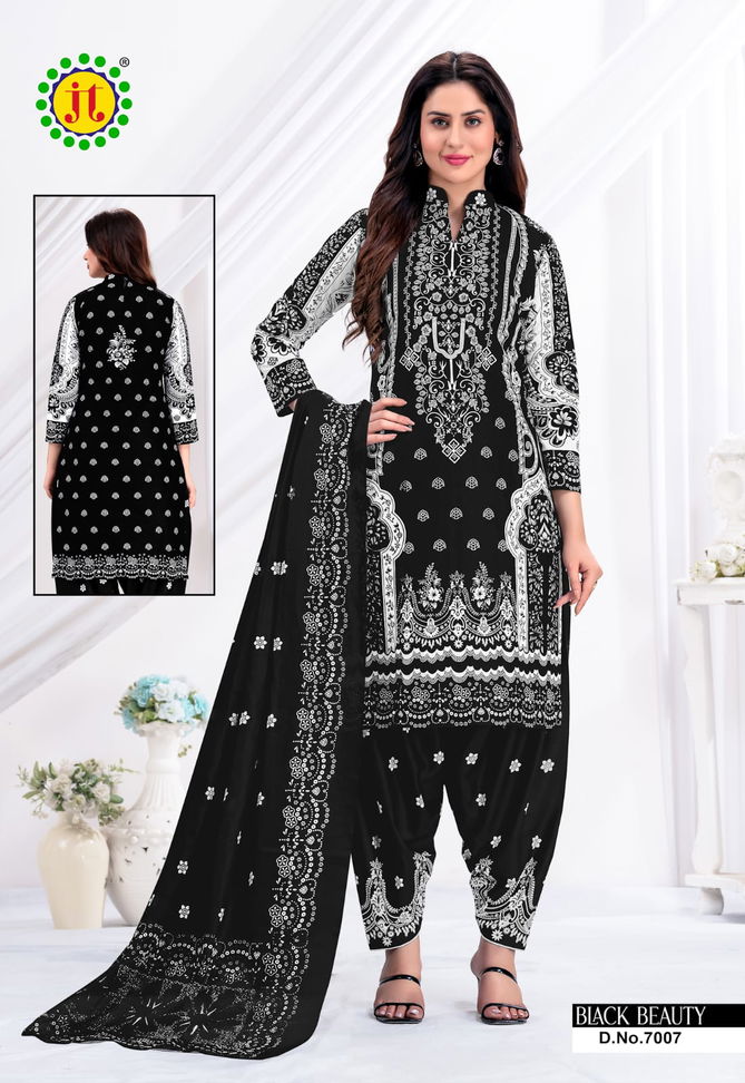 Jt Black Beauty Vol 7 Cotton Dress Material Catalog
